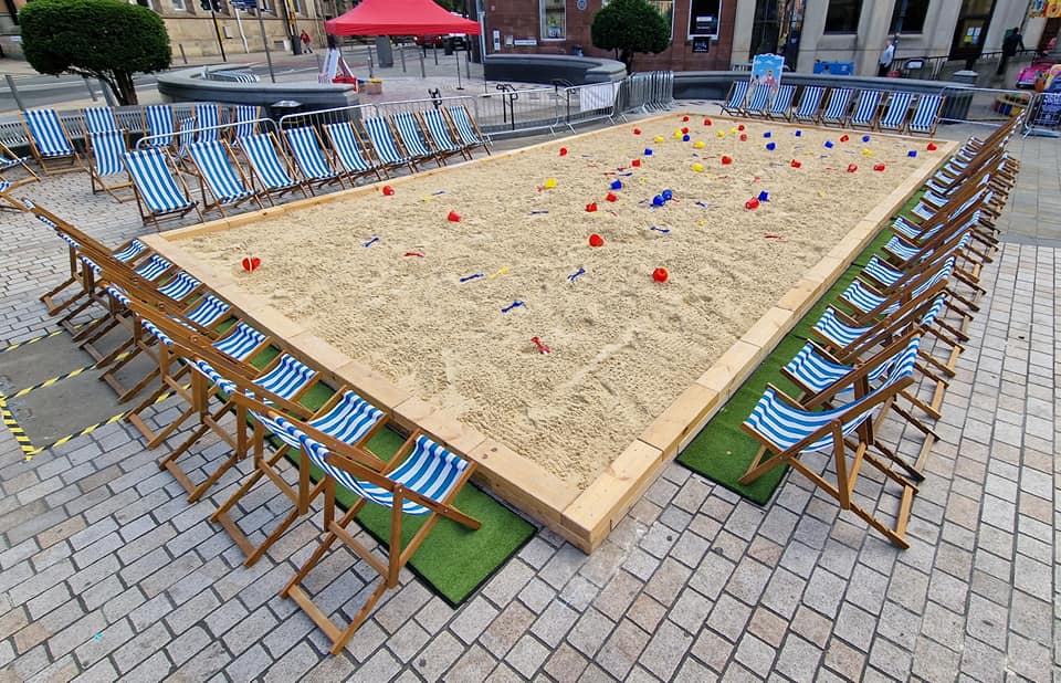 Pop up beach sales